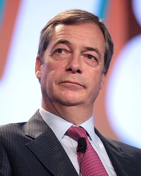 Volební lídr Farage