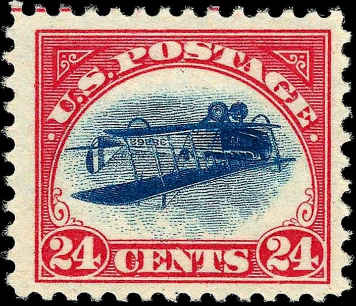 Poštovní známka Inverted Jenny