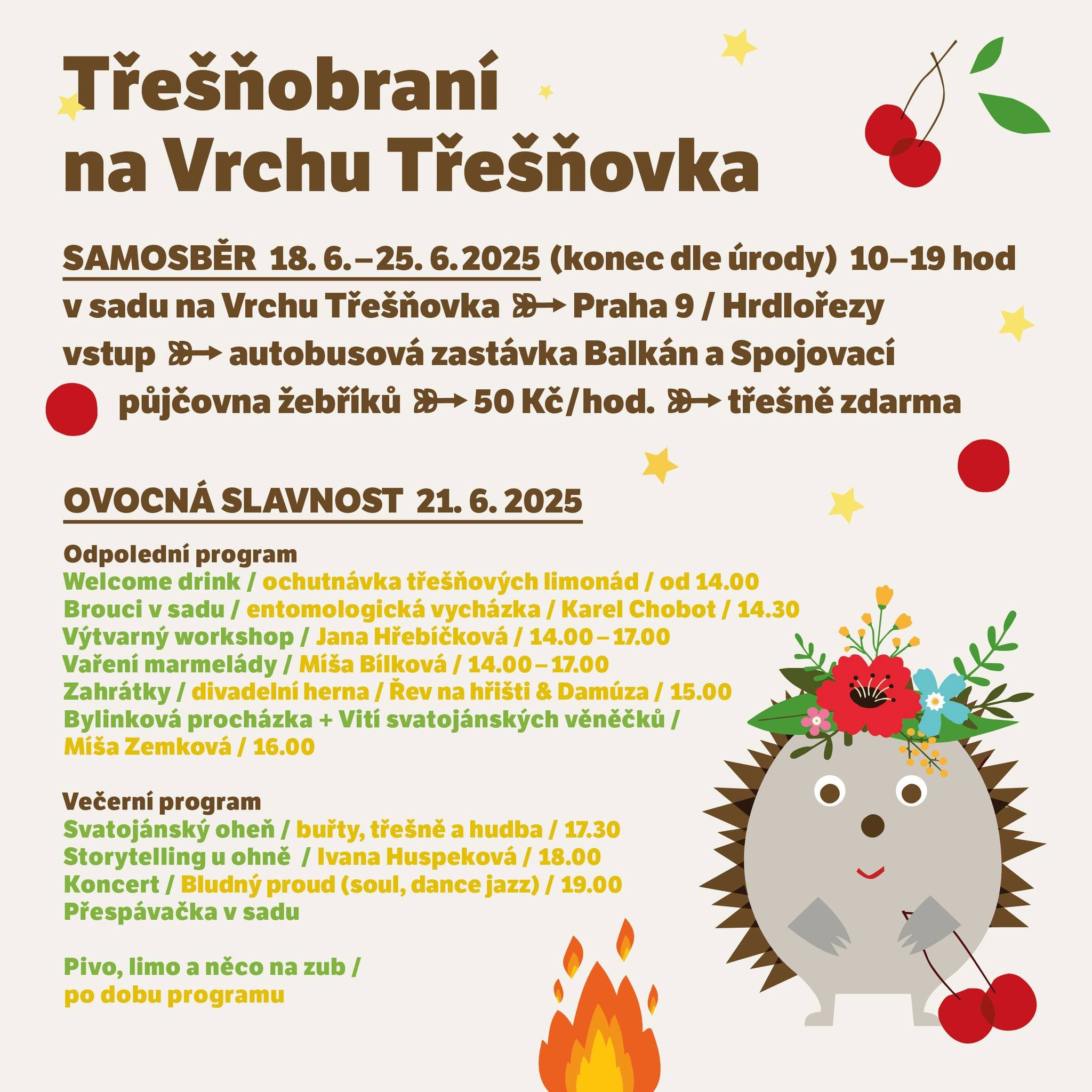 Třešňobraní 2025